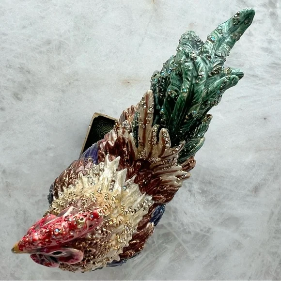 JAY STRONGWATER Collectors Jarvis Provence 6.5” Rooster with Bonus Display Stand - Picture 5 of 15